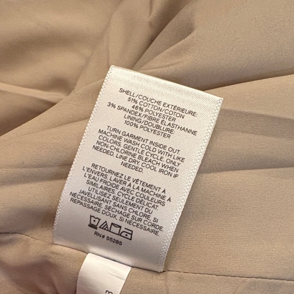 Express Classic Beige Button Front Trench Coat - Picture 14 of 14